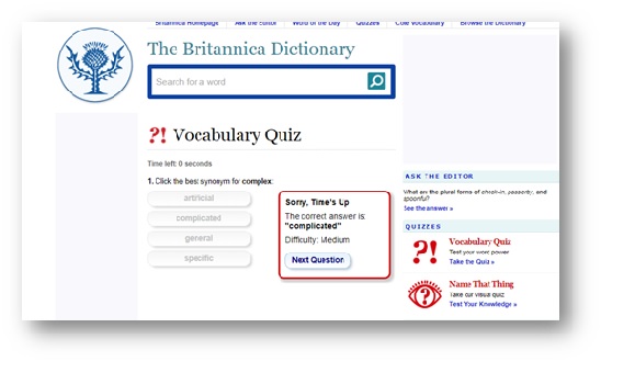 vocabulary dictionary